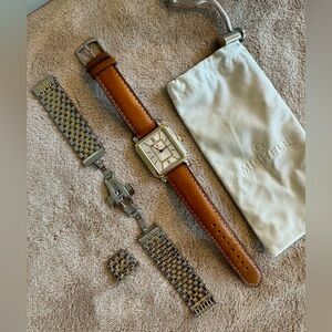 MICHELE DECO II DIAMOND YELLOW GOLD TWO-TONE & STEEL